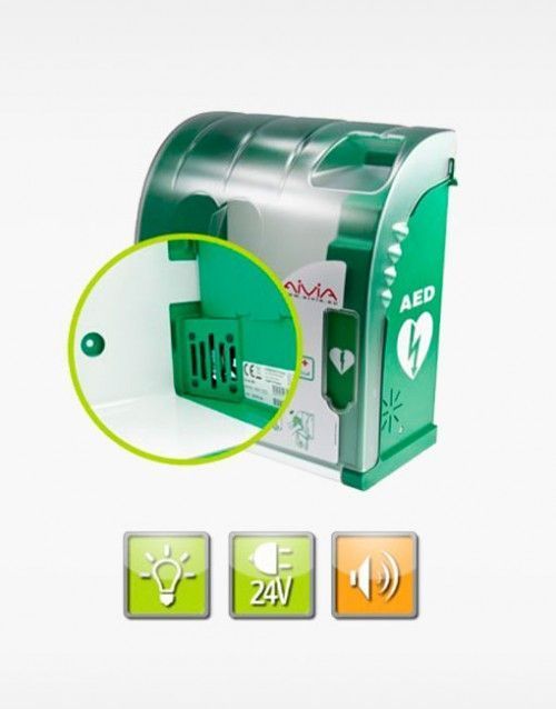 Vitrinas desfibriladores Aivia 200 con alarma