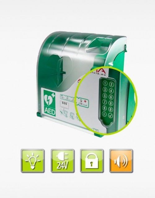 Vitrinas desfibriladores Aivia 210 con alarma